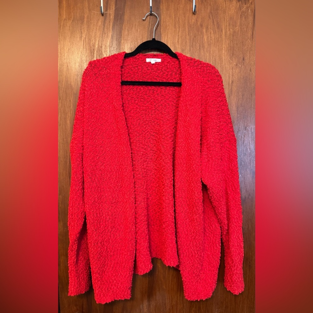 Maurice’s Women’s Plus Size Red Open Cardigan - Size XXL - Picture 2 of 6